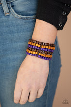 Load image into Gallery viewer, Paparazzi Accessories ✽ Tropical Tundra - Purple Bracelet✽Flat Rate Ship $4.50✽
