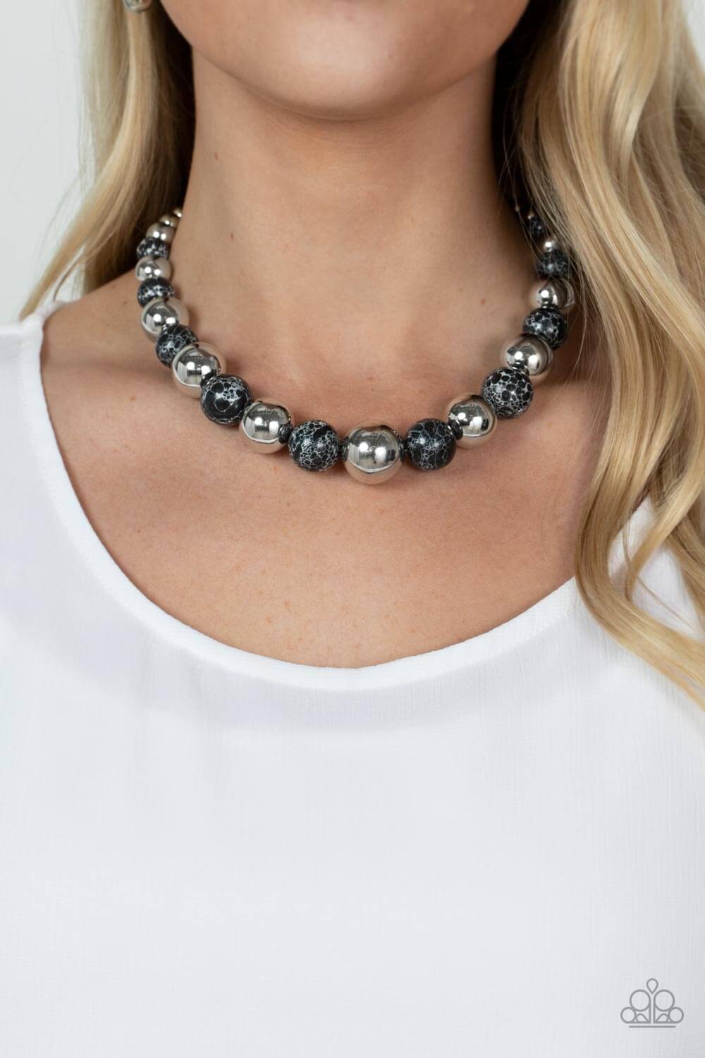 Paparazzi Accessories ❋Stone Age Adventurer - Black Necklace❋ Flat Rate Ship $4.50❋ - Image #2