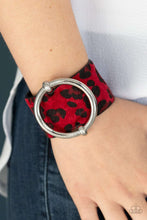 Load image into Gallery viewer, Paparazzi Accessories ✽ Asking FUR Trouble - Red Bracelet✽Flat Rate Ship $4.50✽
