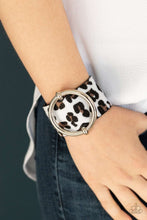 Load image into Gallery viewer, Paparazzi Accessories ✽ Asking FUR Trouble - White Bracelet✽Flat Rate Ship $4.50✽
