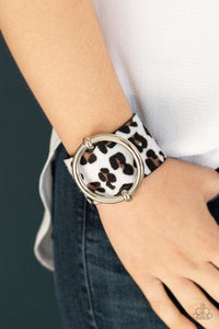 Paparazzi Accessories ✽ Asking FUR Trouble - White Bracelet✽Flat Rate Ship $4.50✽