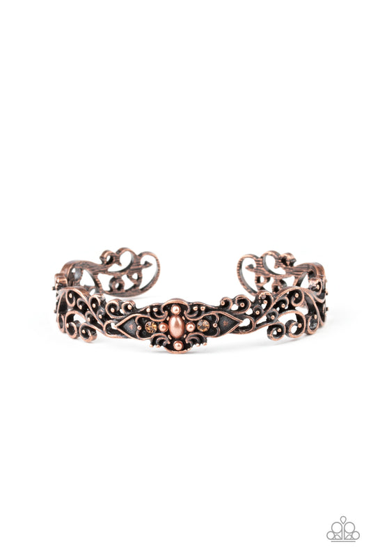 brought✽to✽you✽by✽blingflingbykat✽victorian-vines-copper-bracelet✽paparazzi-accessories