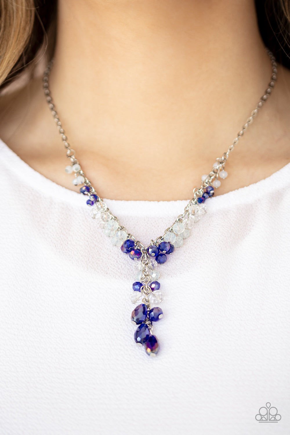 Paparazzi Accessories ✽ Iridescent Illumination - Blue Necklace✽Flat Rate Ship $4.50✽