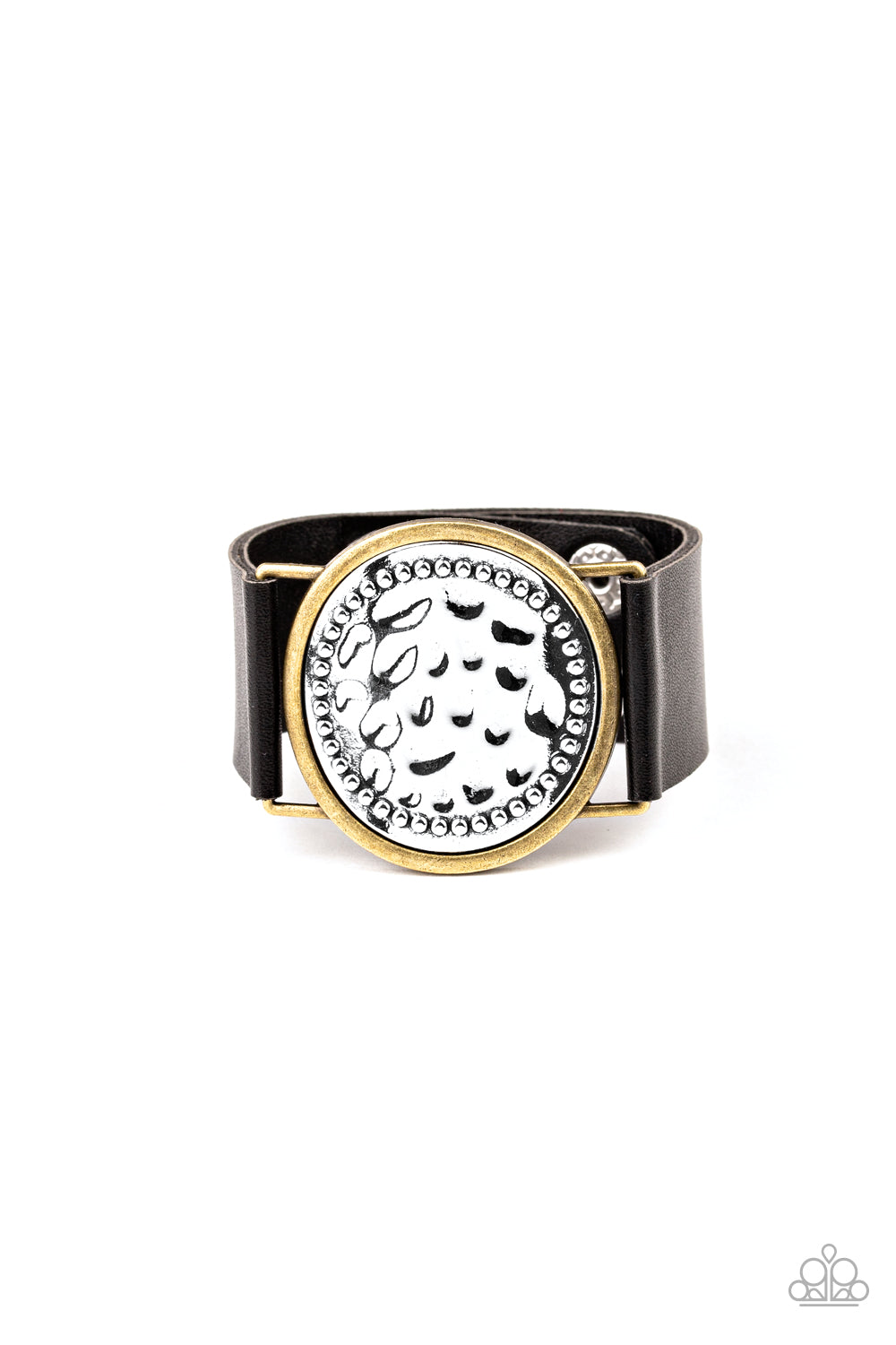 brought✽to✽you✽by✽blingflingbykathold-on-to-your-buckle-black-bracelet✽paparazzi-accessories