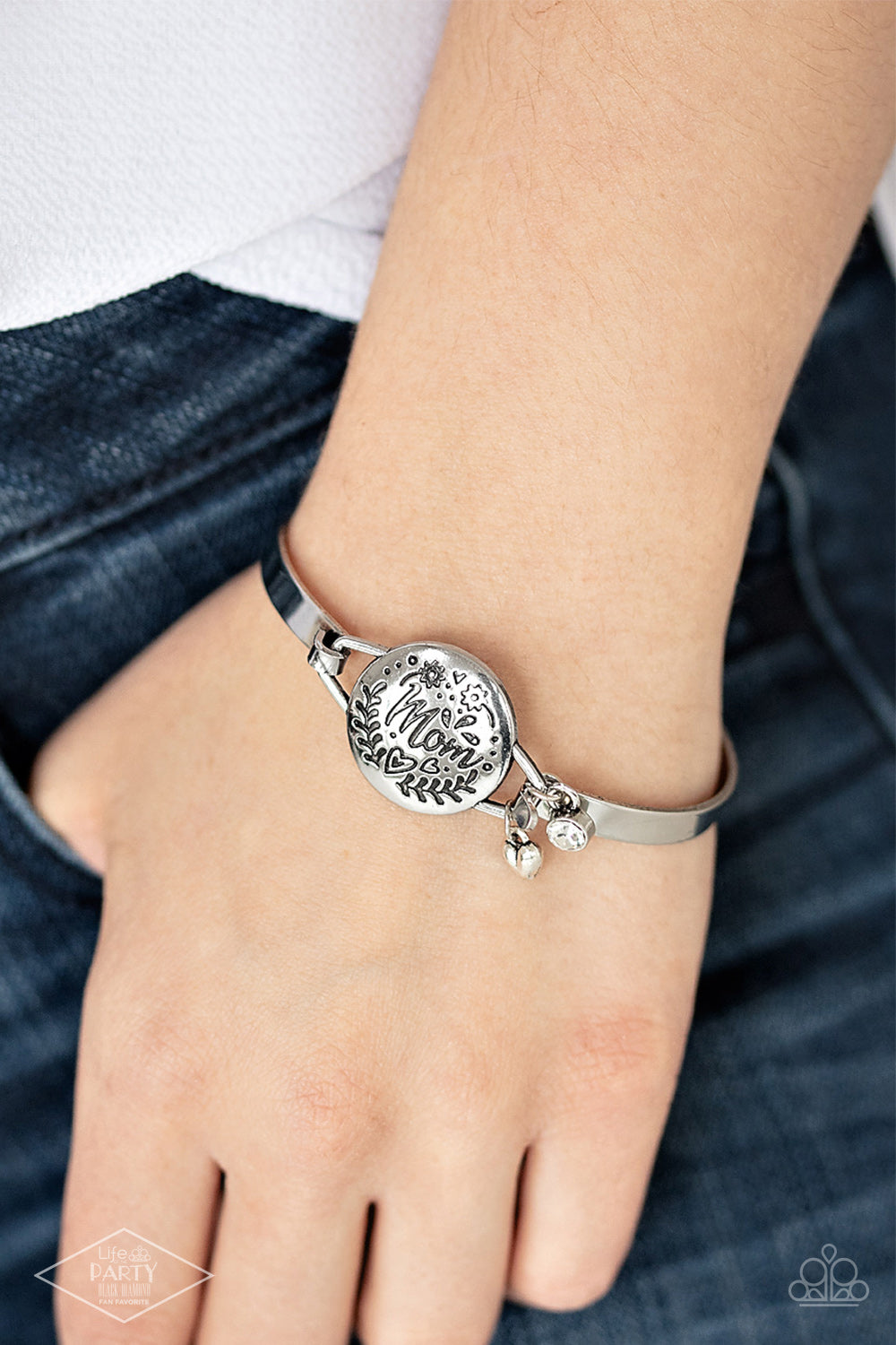 Paparazzi Accessories ❋The Mom Life - Silver Bracelet❋ Flat Rate Ship $4.50❋