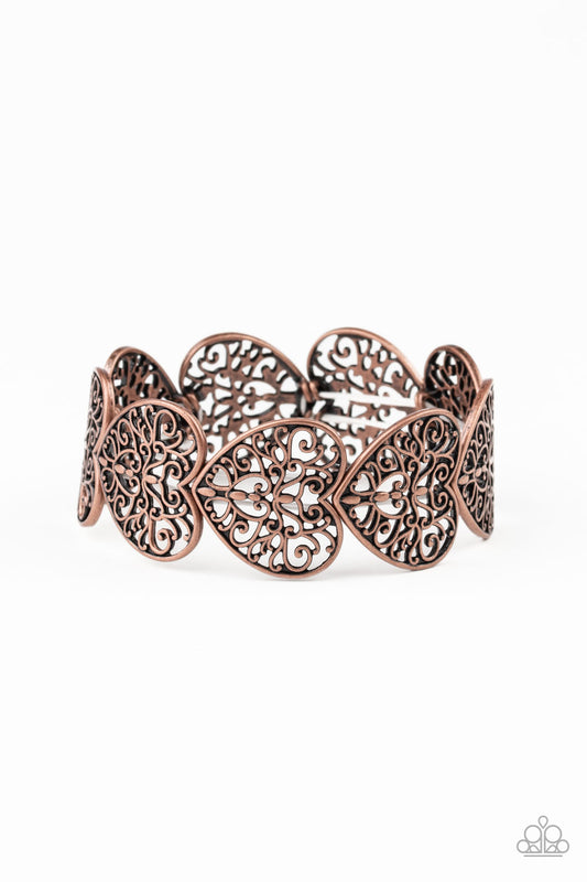 brought✽to✽you✽by✽blingflingbykat✽keep-love-in-your-heart-copper-bracelet✽paparazzi-accessories