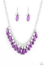 Load image into Gallery viewer, brought✽to✽you✽by✽blingflingbykat✽bead-binge-purple-necklace✽paparazzi-accessories
