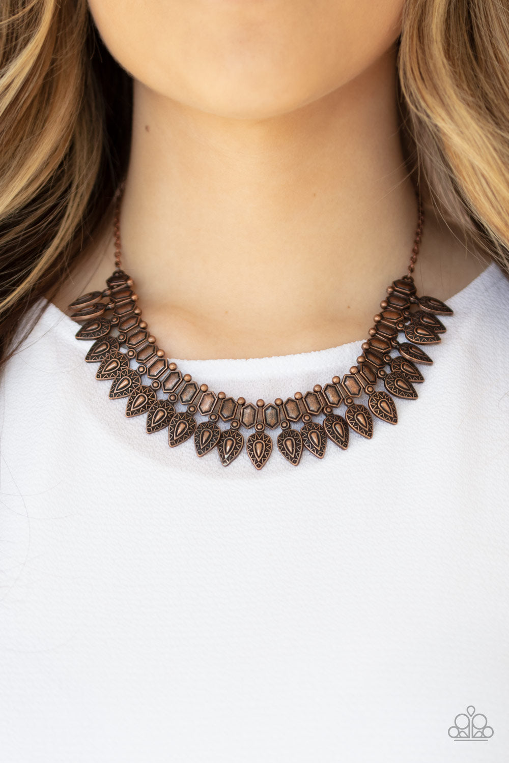 Paparazzi Accessories ✽ When The Hunter Becomes The Hunted - Copper Necklace✽Flat Rate Ship $4.50✽