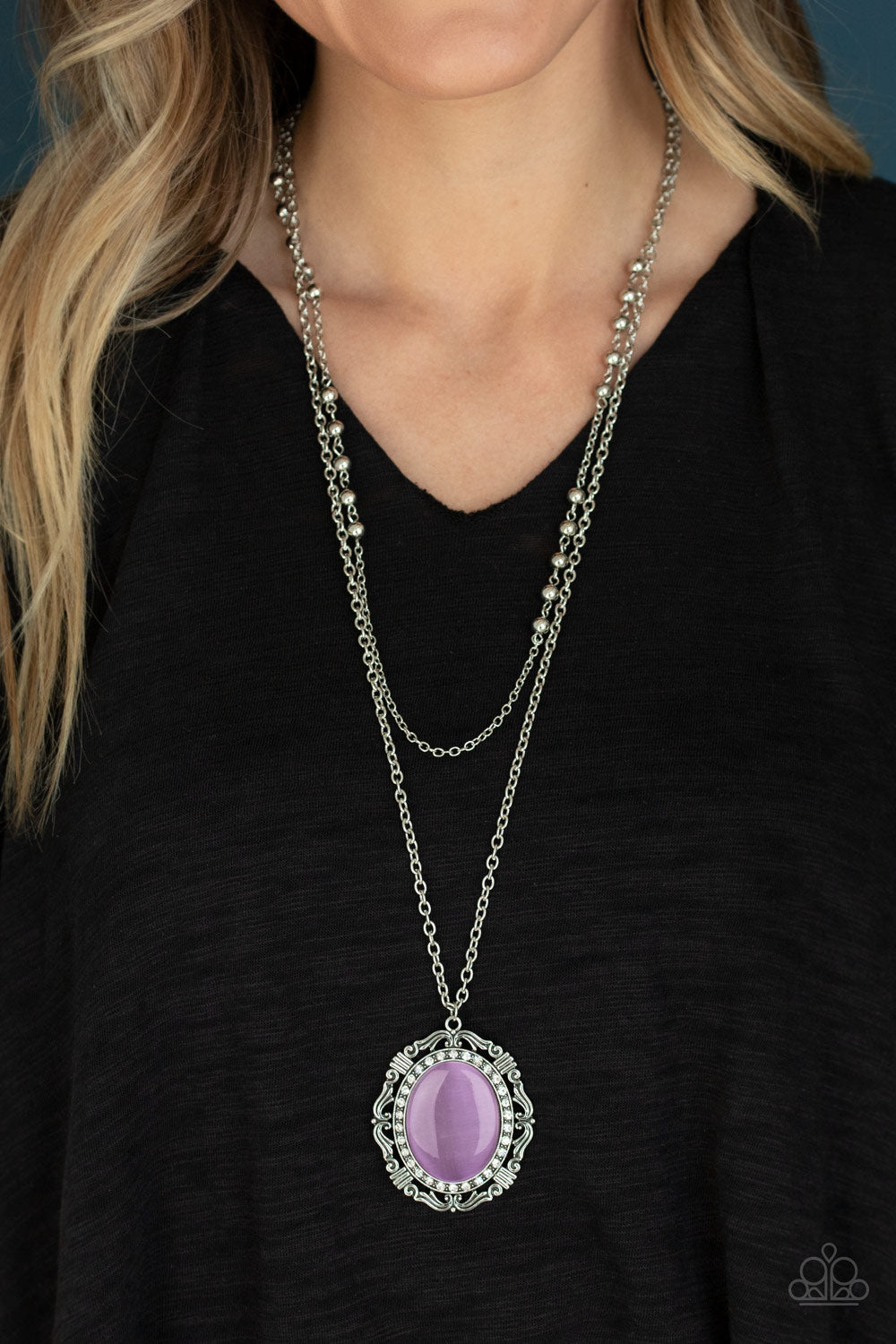 Paparazzi Accessories ✽ Endlessly Enchanted - Purple Necklace✽Flat Rate Ship $4.50✽