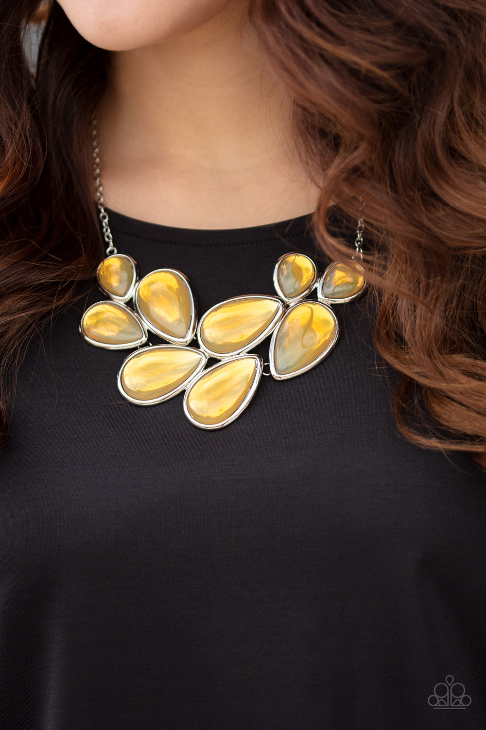 Paparazzi Accessories ✽ Iridescently Irresistible - Yellow Necklace✽Flat Rate Ship $4.50✽