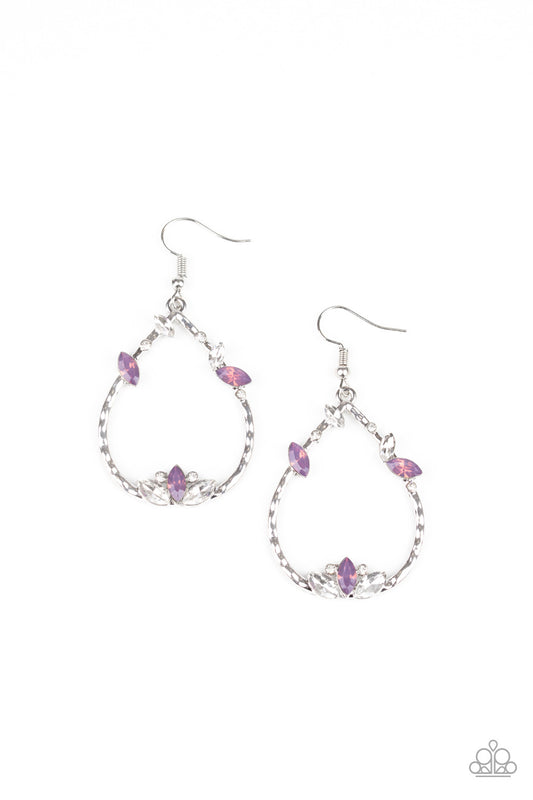 brought✽to✽you✽by✽blingflingbykat✽lotus-ice-purple-earrings✽paparazzi-accessories