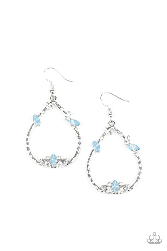 brought✽to✽you✽by✽blingflingbykat✽lotus-ice-blue-earrings✽paparazzi-accessories
