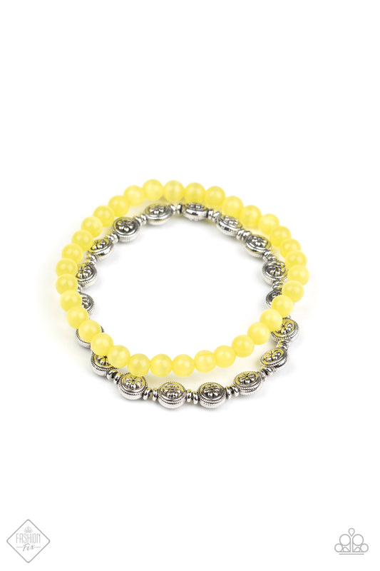 brought✽to✽you✽by✽blingflingbykatdewy-dandelions-yellow-bracelet✽paparazzi-accessories