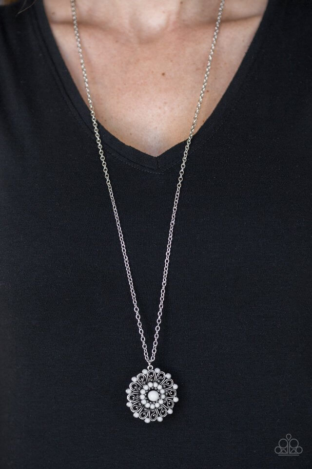 Paparazzi Accessories ❋Boho Bonanza - Silver Necklace❋ Flat Rate Ship $4.50❋ - Image #2