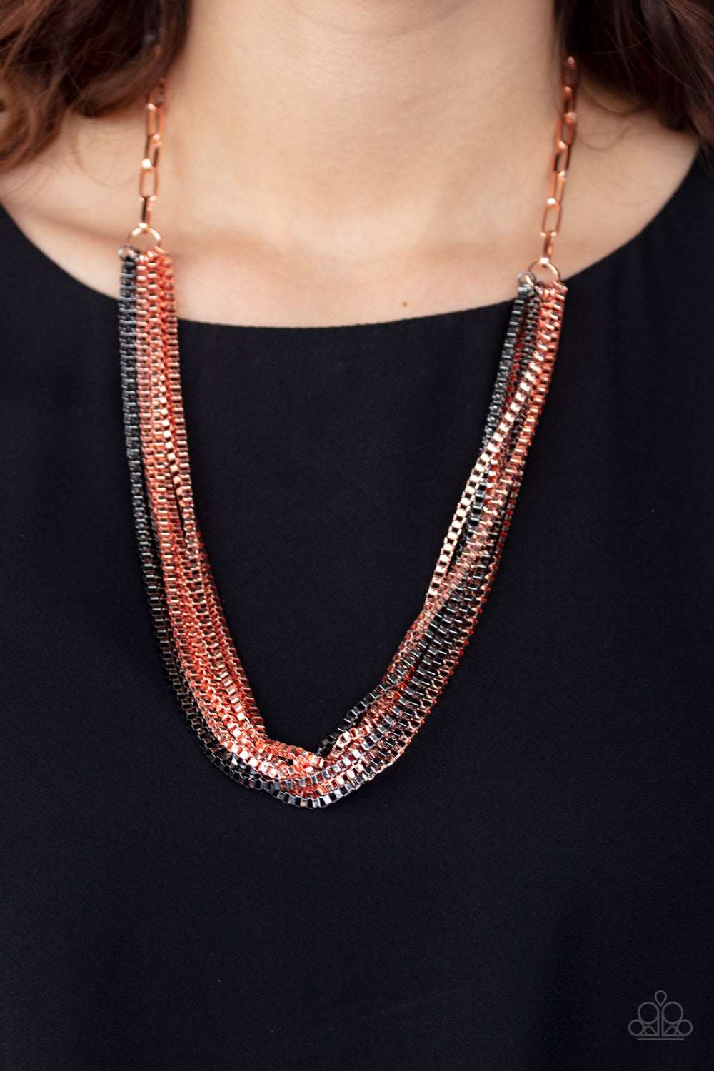 Paparazzi Accessories ✽ Beat Box Queen - Copper Necklace✽Flat Rate Ship $4.50✽