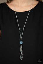 Load image into Gallery viewer, Paparazzi Accessories ✽ Fringe Flavor - Blue Necklace✽Flat Rate Ship $4.50✽
