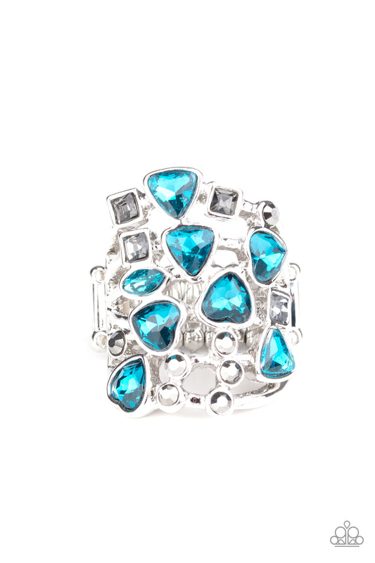 brought✽to✽you✽by✽blingflingbykatglitter-flirt-blue-ring✽paparazzi-accessories