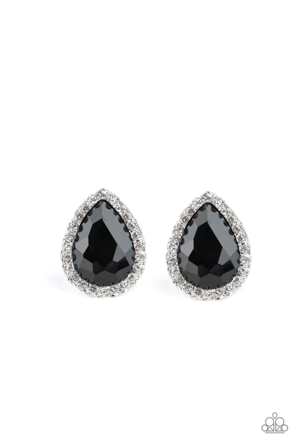 brought✽to✽you✽by✽blingflingbykat✽dare-to-shine-black-post earrings✽paparazzi-accessories
