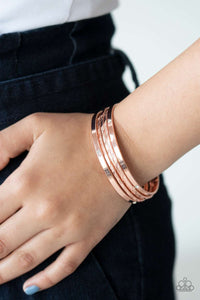 Paparazzi Accessories ✽ Be There With Baubles On - Copper Bracelet✽Flat Rate Ship $4.50✽