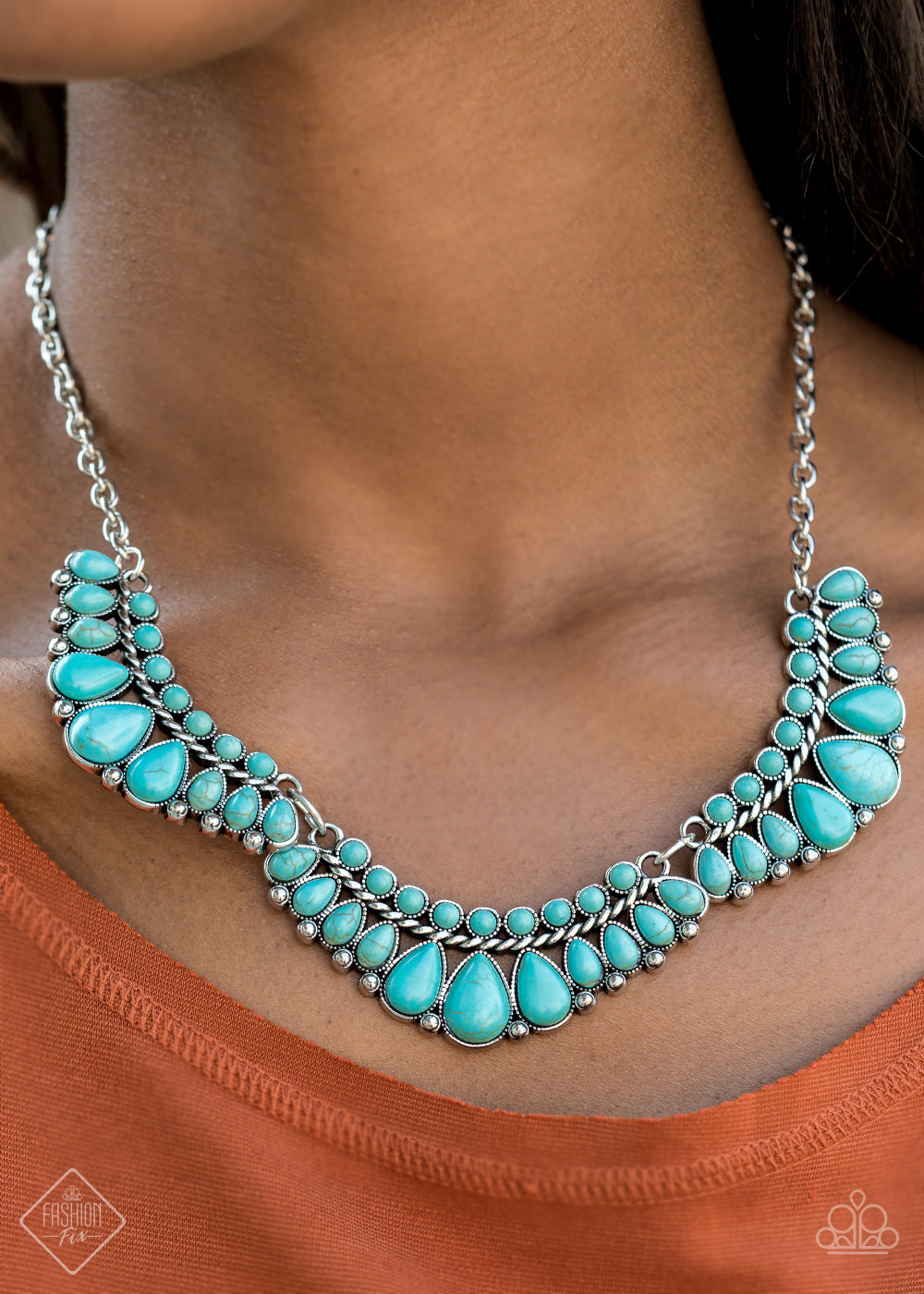 Paparazzi Accessories ✽ Naturally Native - Blue Necklace✽Flat Rate Ship $4.50✽