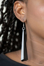 Load image into Gallery viewer, Paparazzi Accessories ✽ Break The Ice - Black Earrings✽Flat Rate Ship $4.50✽
