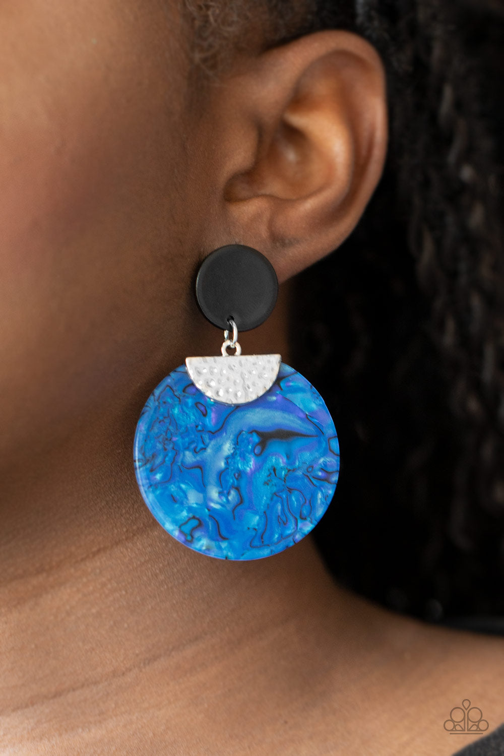 Paparazzi Accessories ✽ Really Retro-politan - Blue Post Earrings✽Flat Rate Ship $4.50✽
