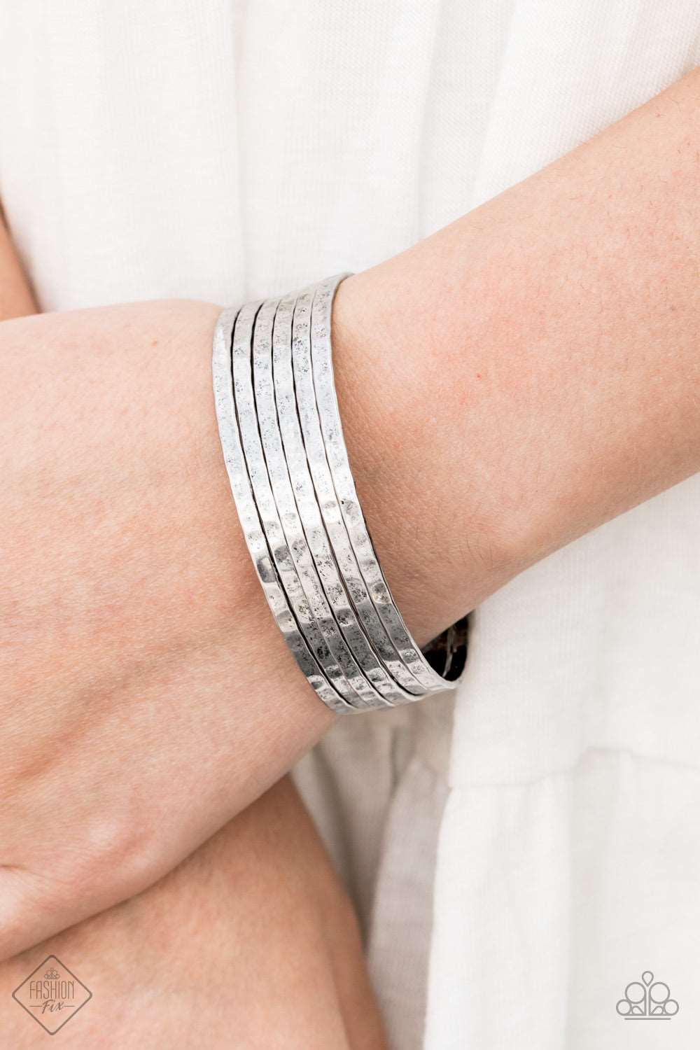 Paparazzi Accessories ✽ BAUBLE-Headed - Silver Bracelet✽Flat Rate Ship $4.50✽