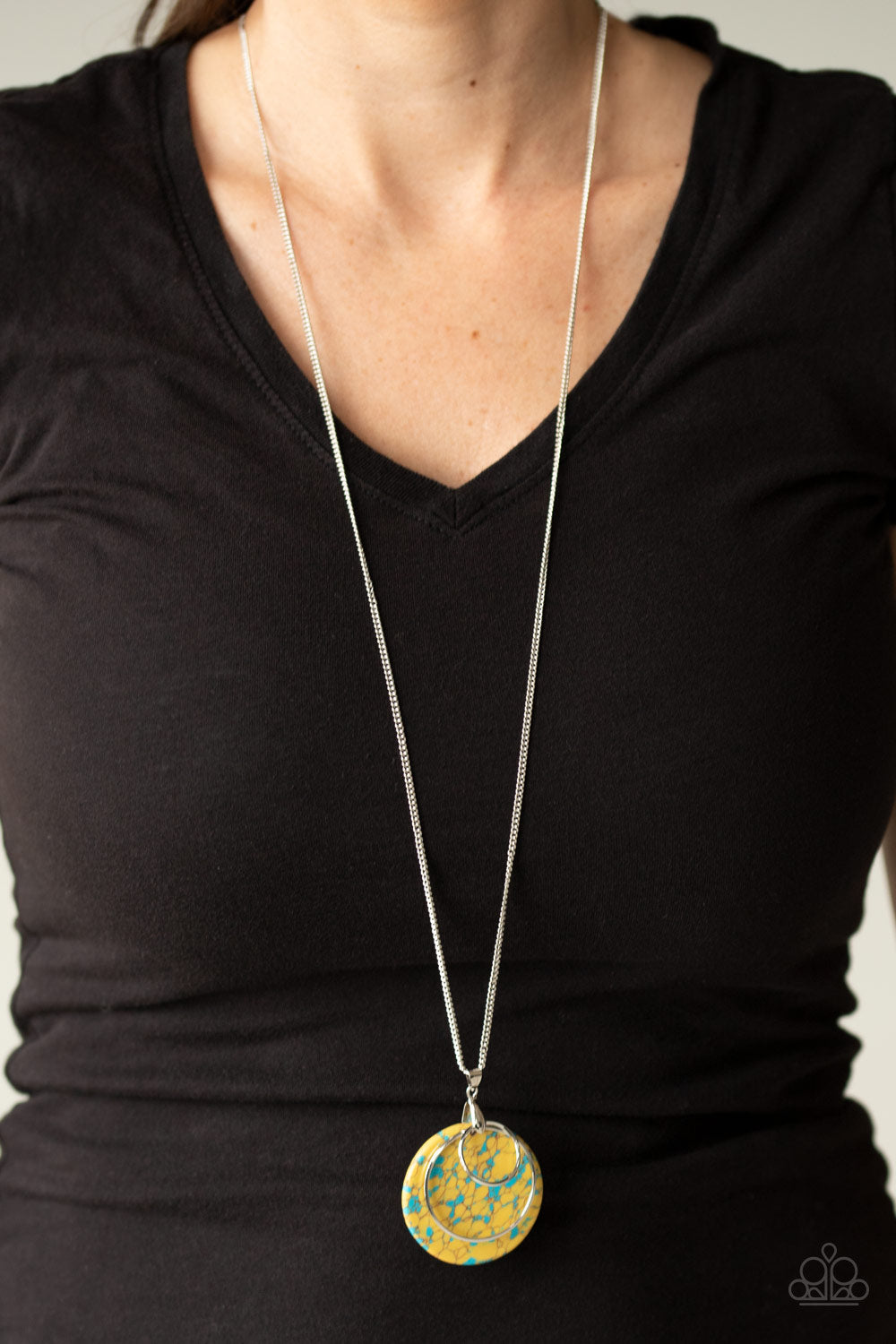 Paparazzi Accessories ✽ Sahara Equinox - Yellow Necklace✽Flat Rate Ship $4.50✽