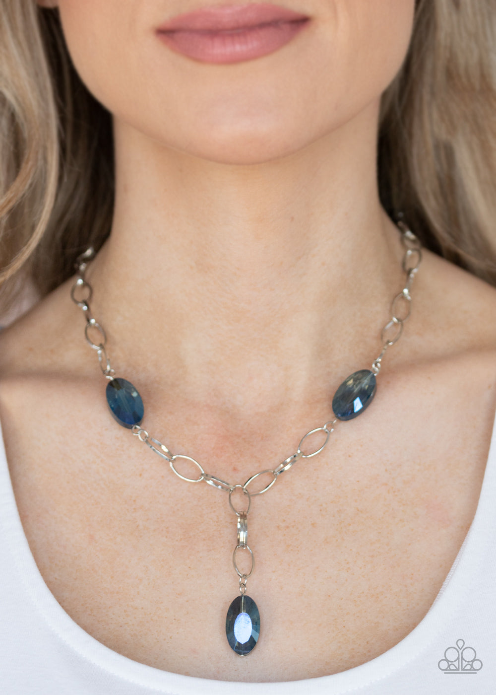 Paparazzi Accessories ✽ Power Up - Blue Necklace✽Flat Rate Ship $4.50✽
