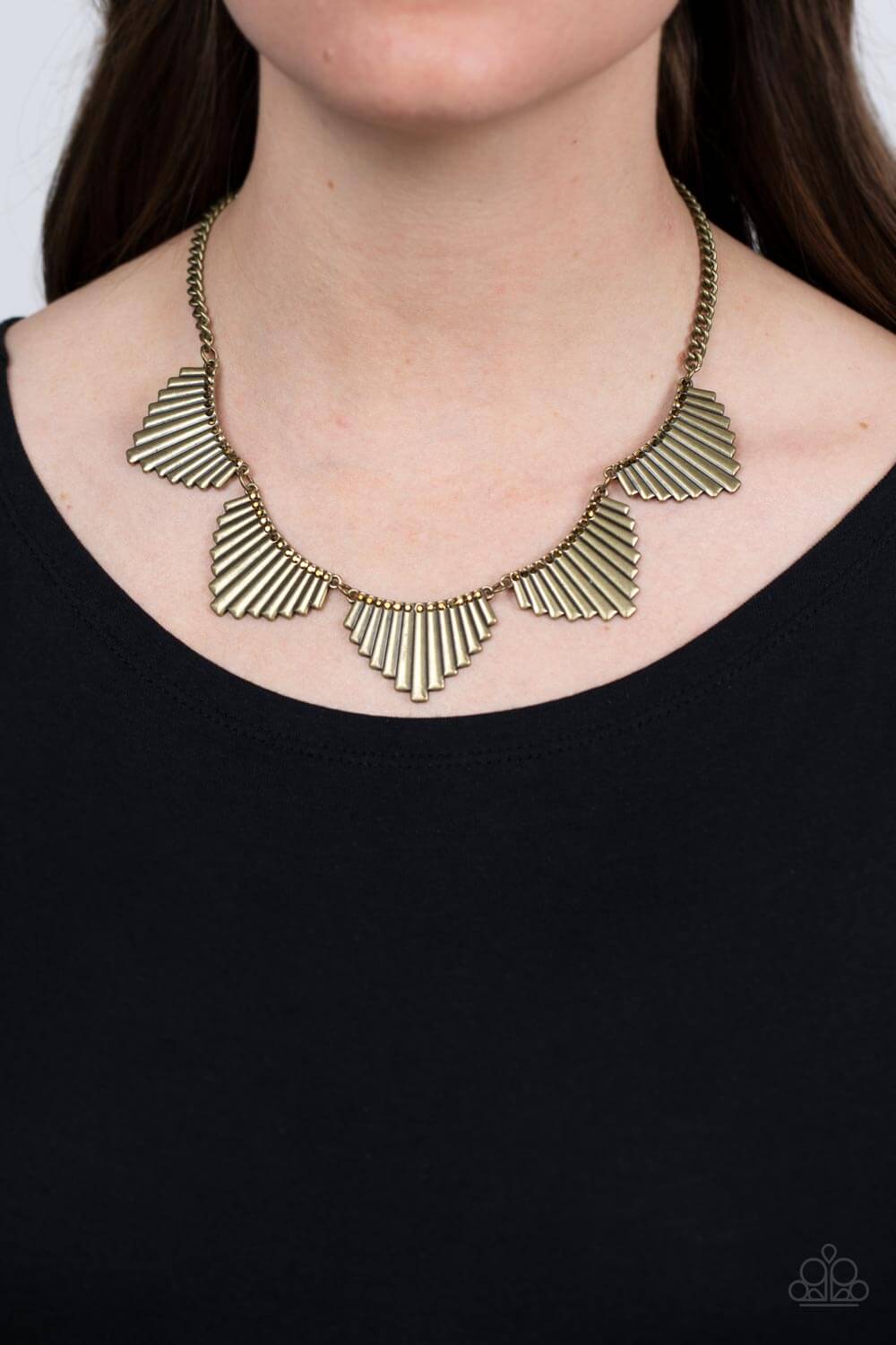 Paparazzi Accessories ❋MANE Street - Brass Necklace❋ Flat Rate Ship $4.50❋ - Image #2