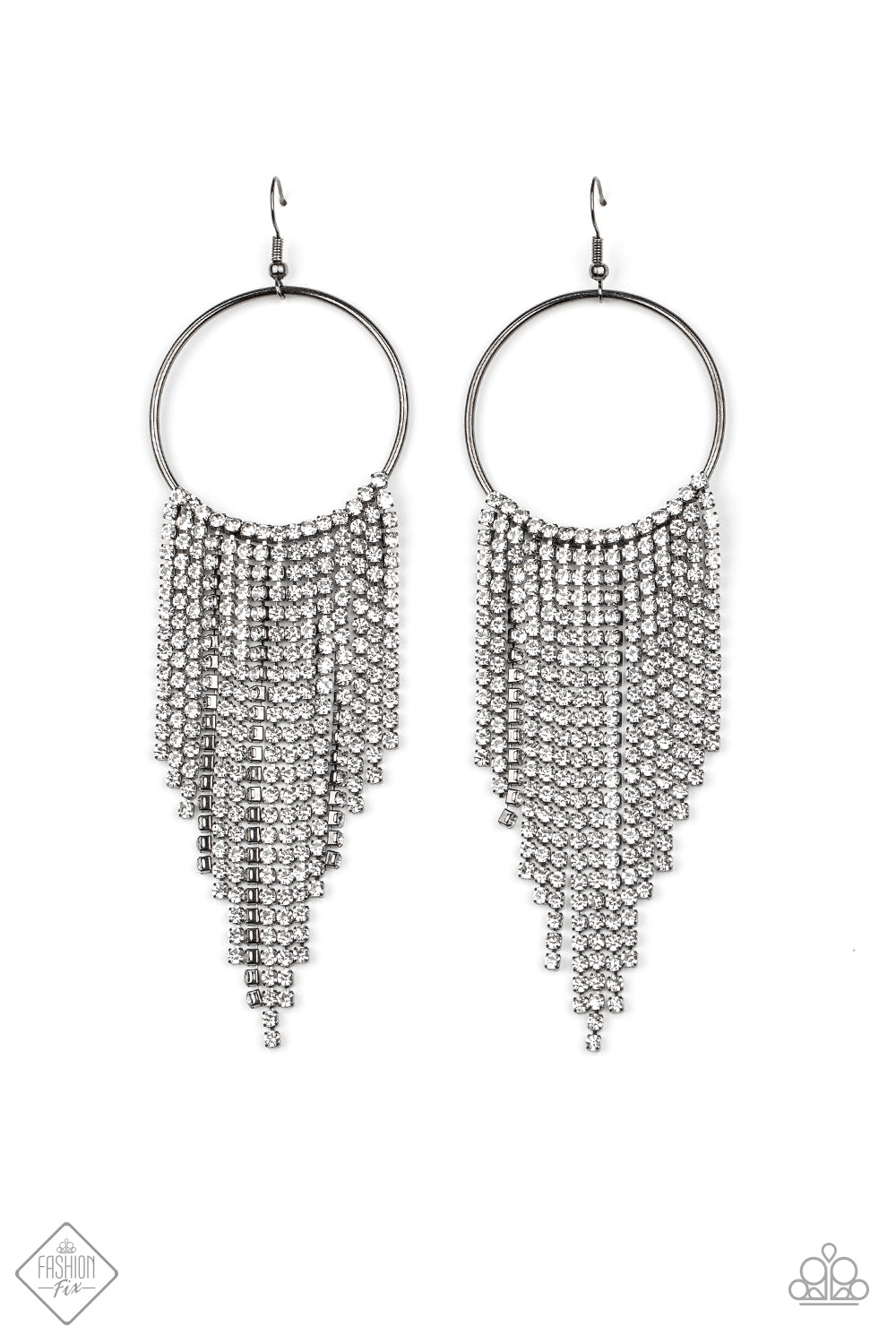 brought✽to✽you✽by✽blingflingbykatstreamlined-shimmer-black-earrings✽paparazzi-accessories