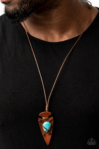 Paparazzi Accessories ❋Hold Your ARROWHEAD Up High - Blue Necklace❋ Flat Rate Ship $4.50❋