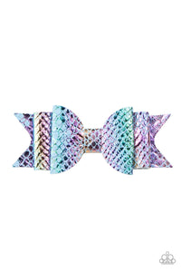 Paparazzi Accessories ✽ BOW Your Mind - Blue Hair Clip✽Flat Rate Ship $4.50✽