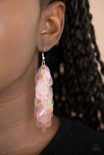 Load image into Gallery viewer, Paparazzi Accessories ✽ Stellar In Sequins - Pink Earrings✽Flat Rate Ship $4.50✽
