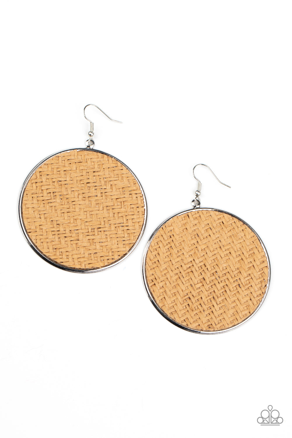 brought✽to✽you✽by✽blingflingbykatwonderfully-woven-brown-earrings✽paparazzi-accessories