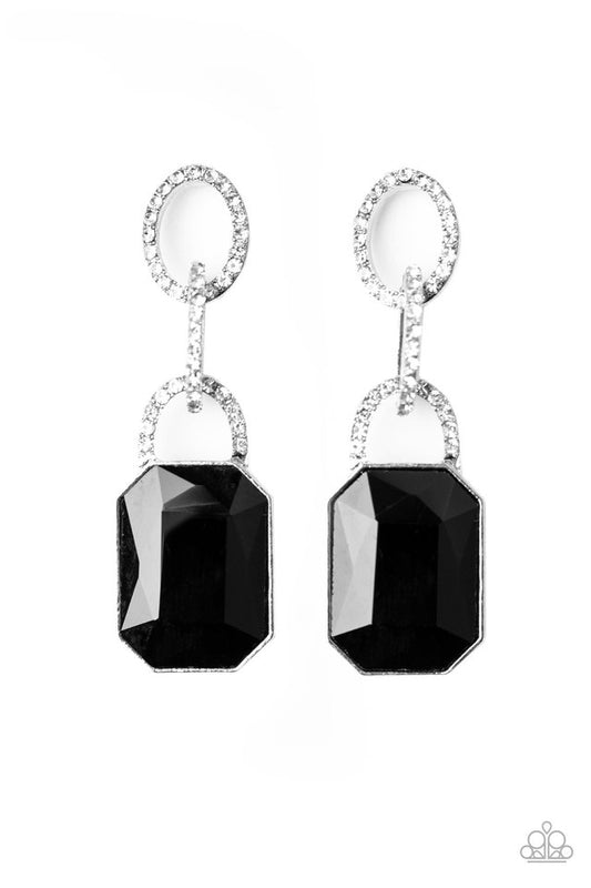 brought-to-you-by-blingflingbykat-superstar-status-black-post earrings-paparazzi-accessories-