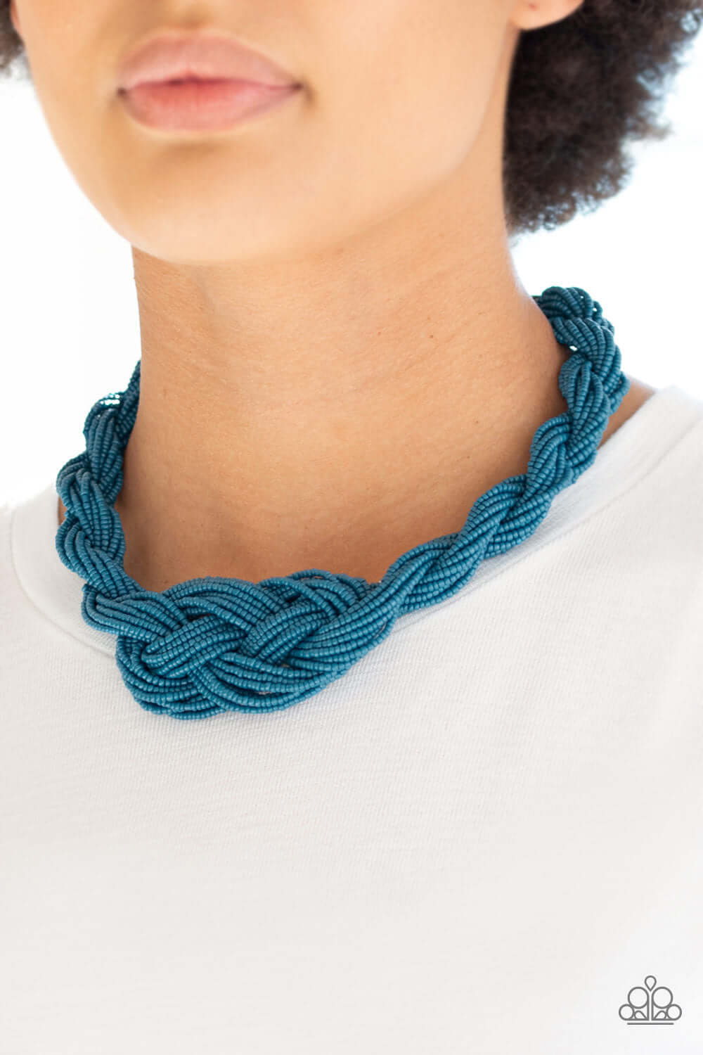 Paparazzi Accessories ✽ A Standing Ovation - Blue Necklace✽Flat Rate Ship $4.50✽ - Image #2