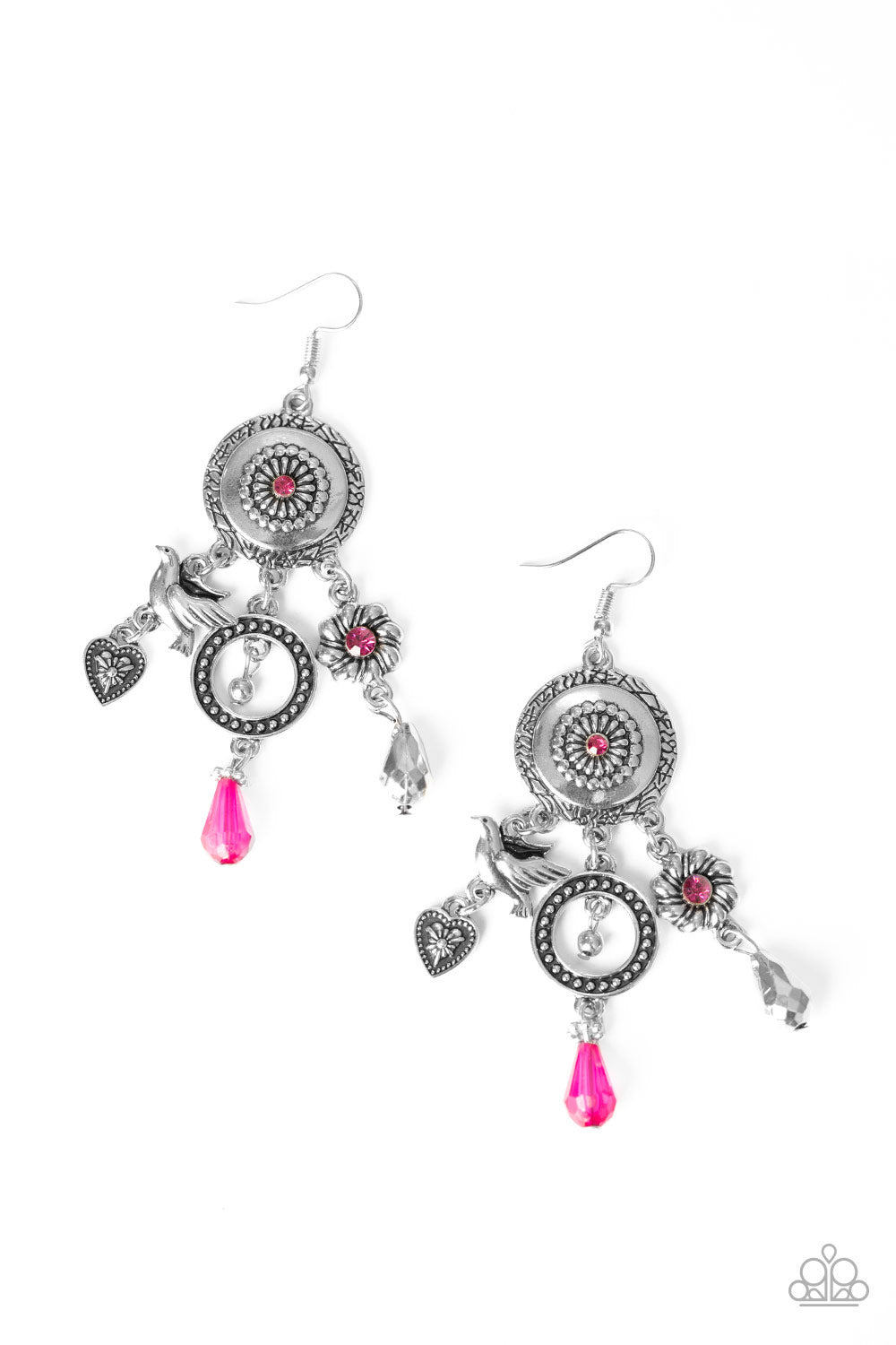brought✽to✽you✽by✽blingflingbykat✽springtime-essence-pink-earrings✽paparazzi-accessories