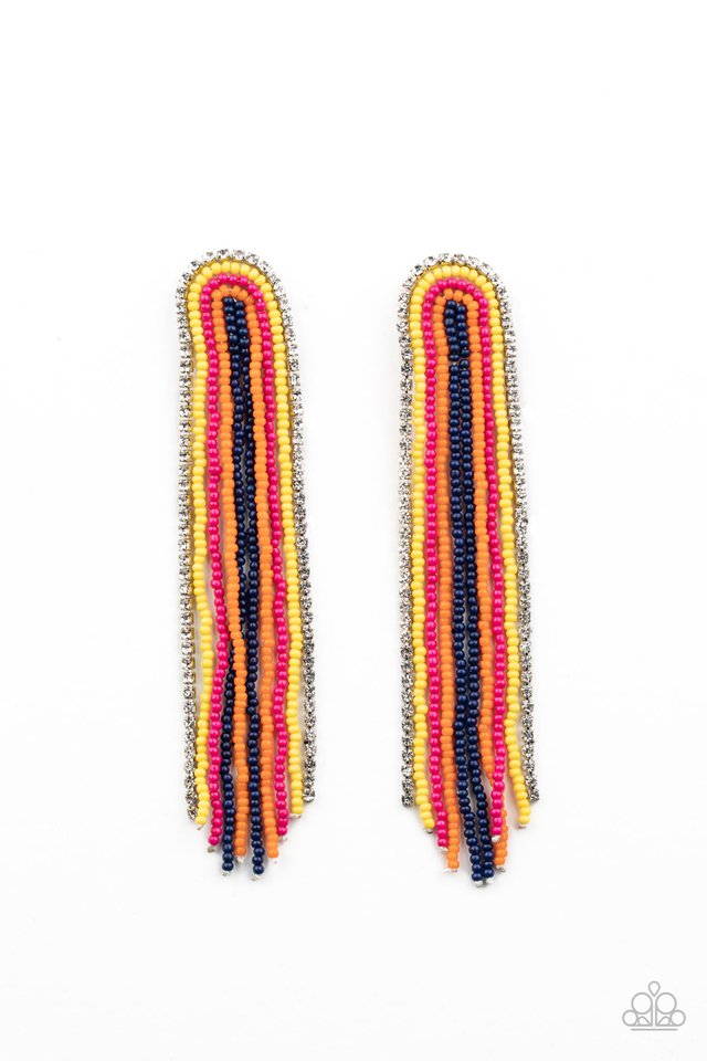 brought-to-you-by-blingflingbykat-let-there-bead-light-multi-post earrings-paparazzi-accessories-