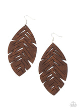 Load image into Gallery viewer, brought✽to✽you✽by✽blingflingbykati-want-to-fly-brown-earrings✽paparazzi-accessories
