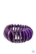 Load image into Gallery viewer, brought✽to✽you✽by✽blingflingbykattropical-tiki-bar-purple-bracelet✽paparazzi-accessories
