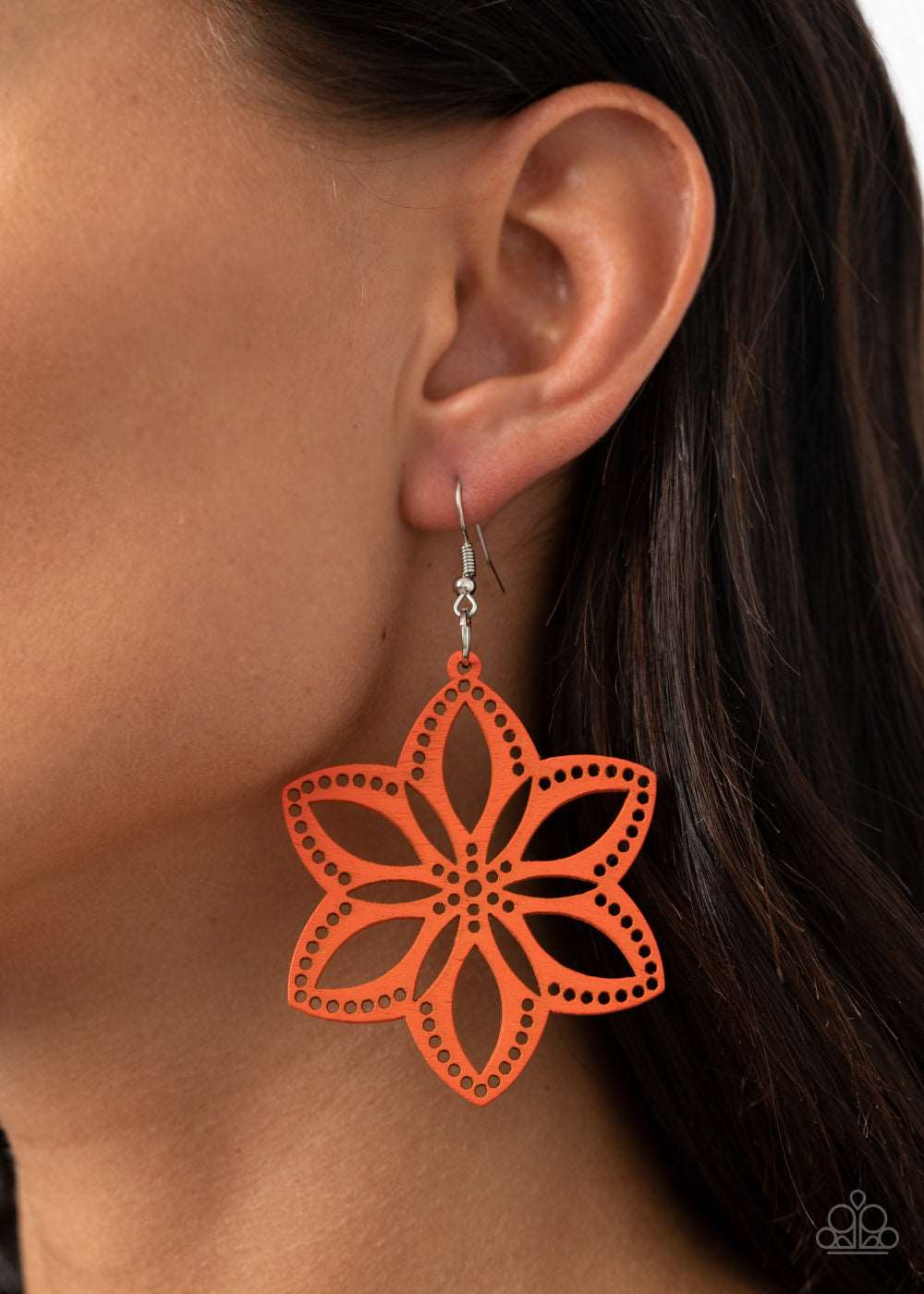Paparazzi Accessories ✽ Bahama Blossoms - Orange Earrings✽Flat Rate Ship $4.50✽
