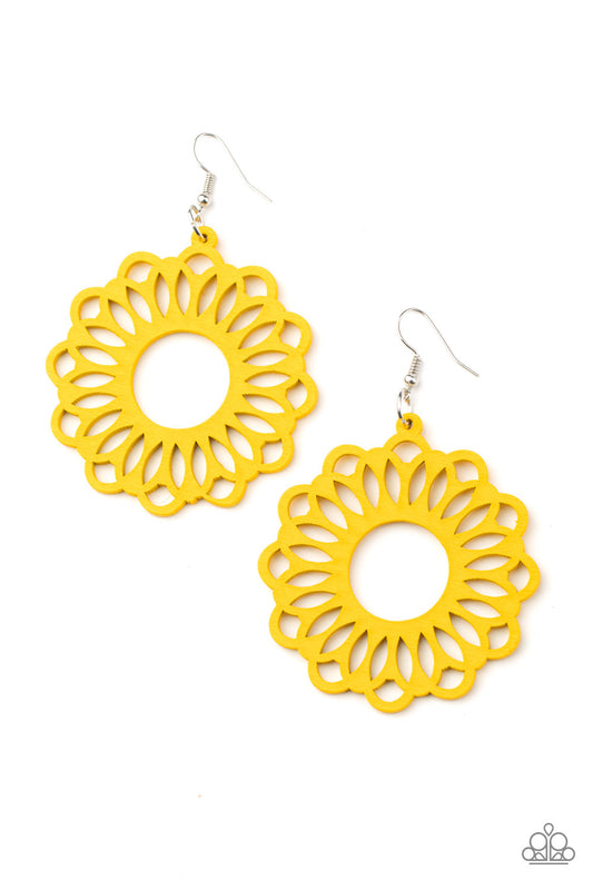 brought✽to✽you✽by✽blingflingbykatdominican-daisy-yellow-earrings✽paparazzi-accessories