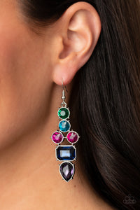 Paparazzi Accessories ✽ Look At Me GLOW! - Blue Earrings✽Flat Rate Ship $4.50✽