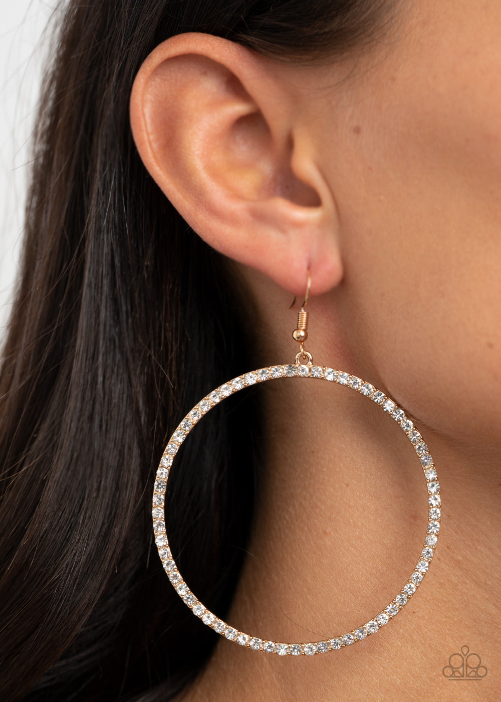 Paparazzi Accessories ✽ Wide Curves Ahead - Gold Earrings✽Flat Rate Ship $4.50✽