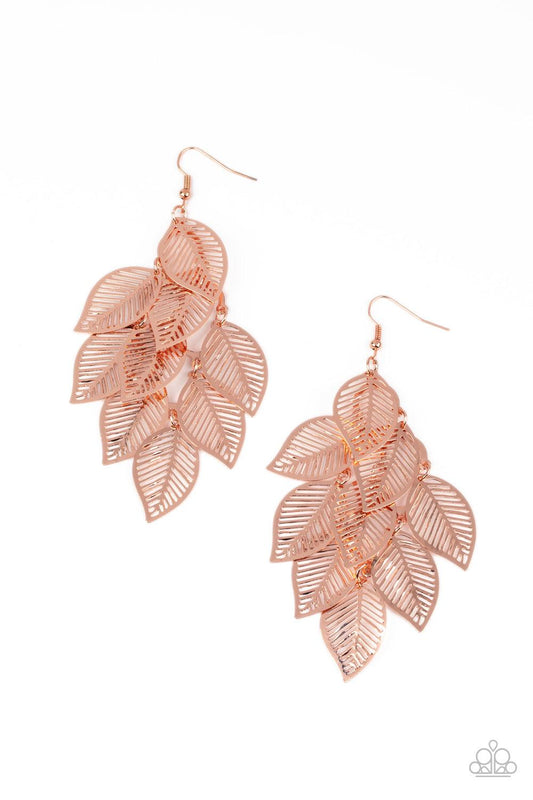 brought✽to✽you✽by✽blingflingbykatlimitlessly-leafy-copper-earrings✽paparazzi-accessories