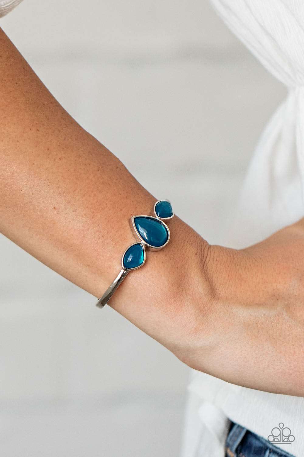 Paparazzi Accessories ✽ Boho Beach Babe - Blue Bracelet✽Flat Rate Ship $4.50✽