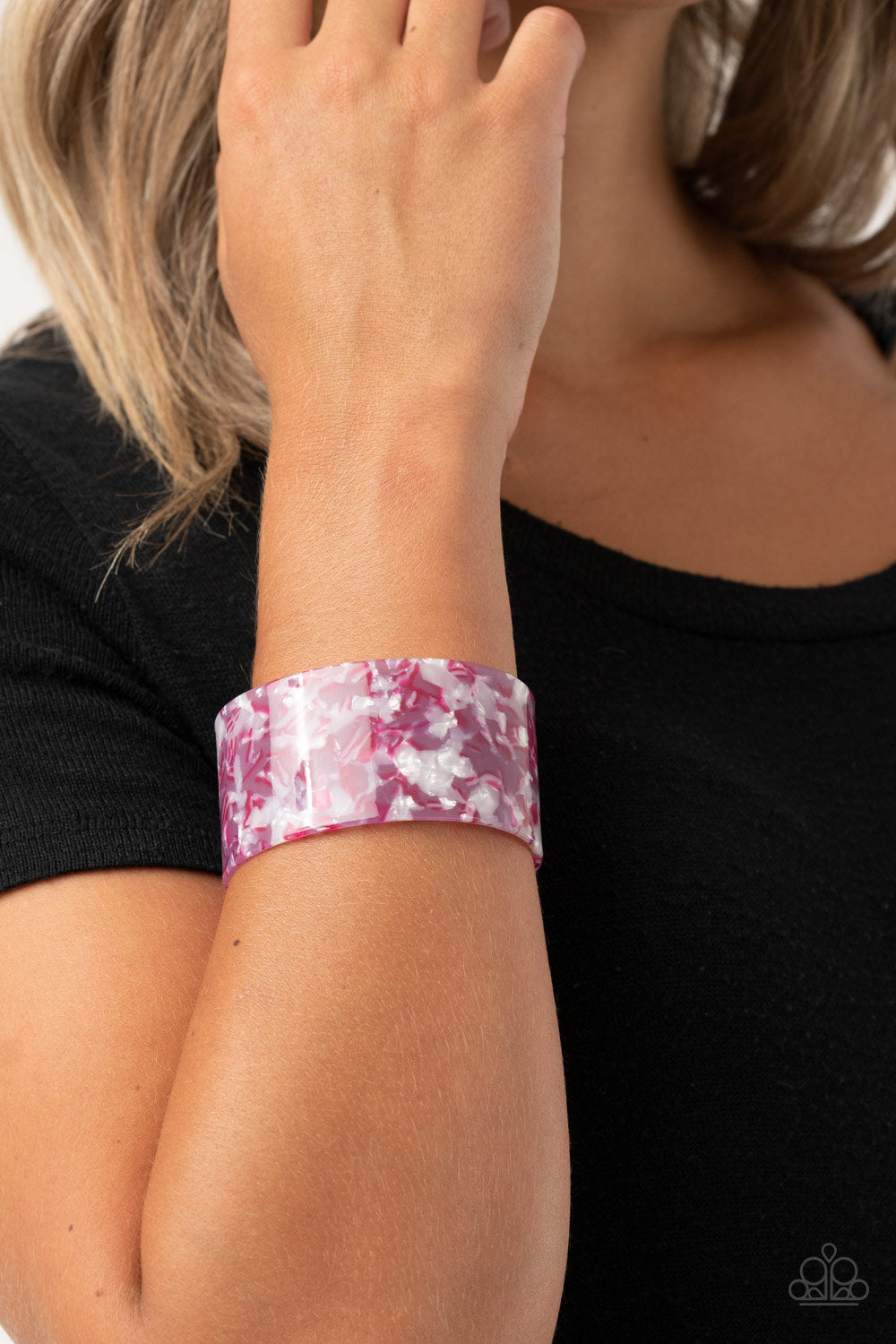 Paparazzi Accessories ✽ Freestyle Fashion - Pink Bracelet✽Flat Rate Ship $4.50✽