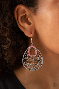 Paparazzi Accessories ✽ Seize The Stage - Pink Earrings✽Flat Rate Ship $4.50✽