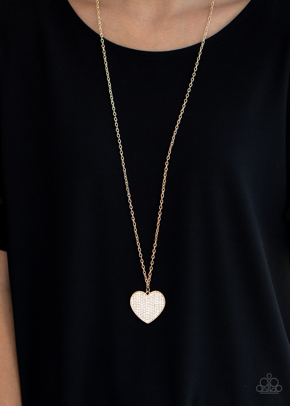 Paparazzi Accessories ✽ Have To Learn The HEART Way - Gold Necklace✽Flat Rate Ship $4.50✽